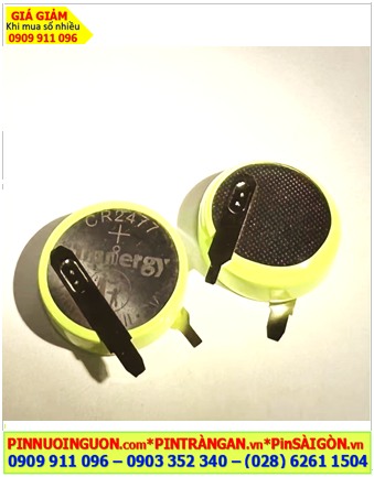 Energy CR2477 (chân thép 2 chấu hàn), Pin nuôi nguồn CMOS 3v lithium Energy CR2477 chính hãng